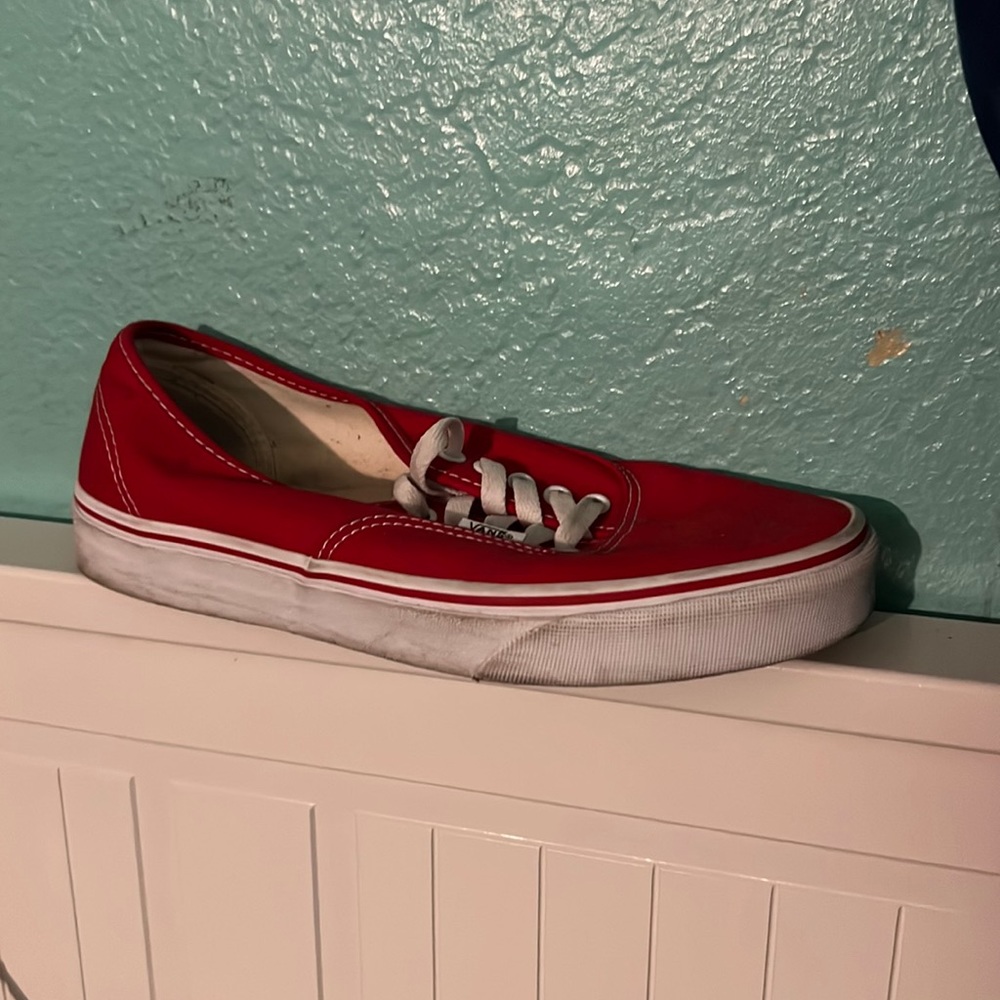 Vans, worn once